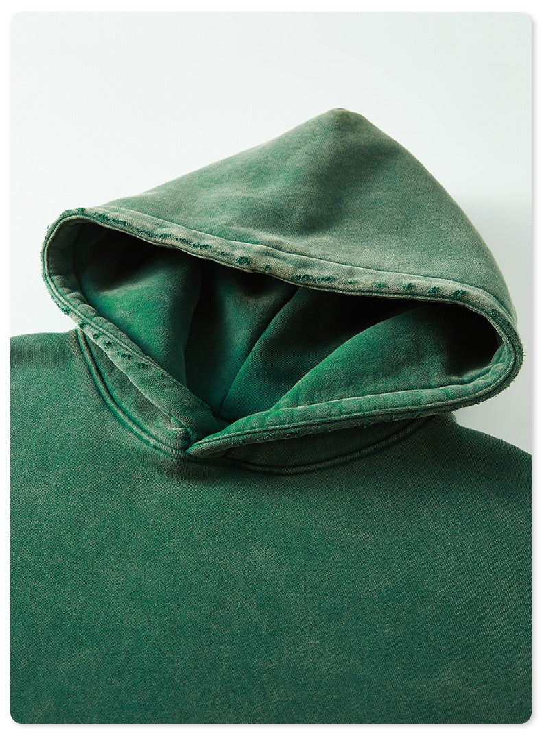 Unisex Vintage Fleece-lined Hoodie
