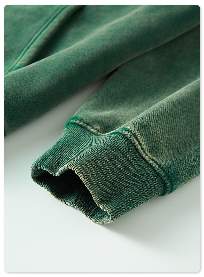 Unisex Vintage Fleece-lined Hoodie